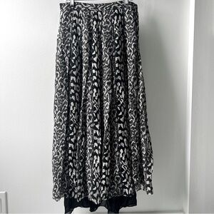 Vintage Animal Print maxi skirt